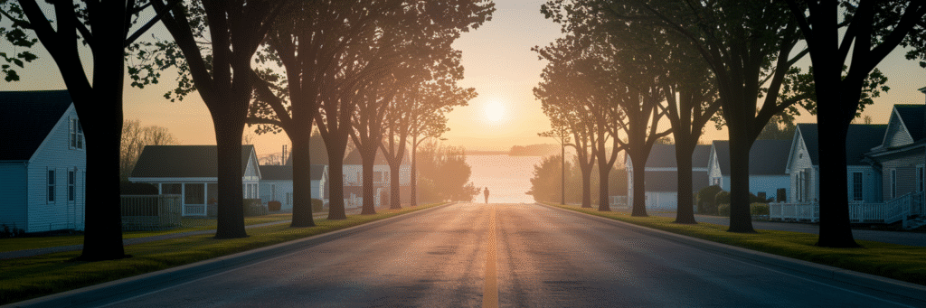 Sunrise over Maryland symbolizing new beginnings.