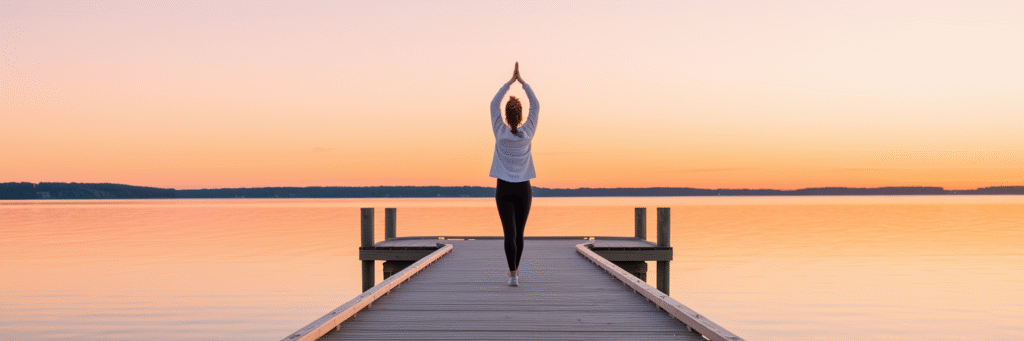 Person finding relief from chronic pain in Maryland.