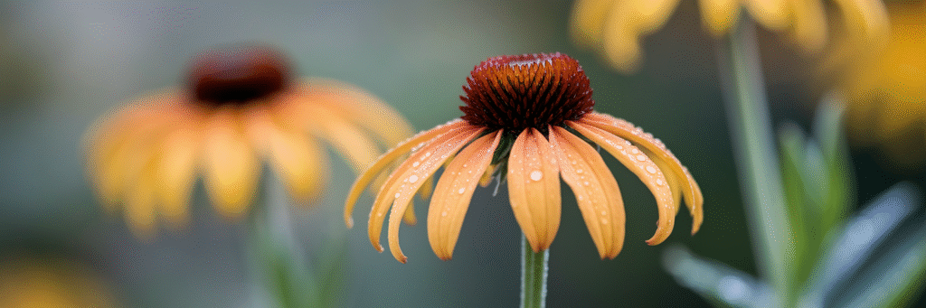 Maryland Black-Eyed Susan flower blooming.