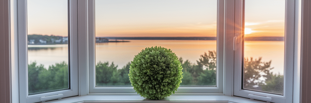 Hopeful sunrise view over Chesapeake Bay.