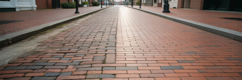 New brick path to health in Maryland.